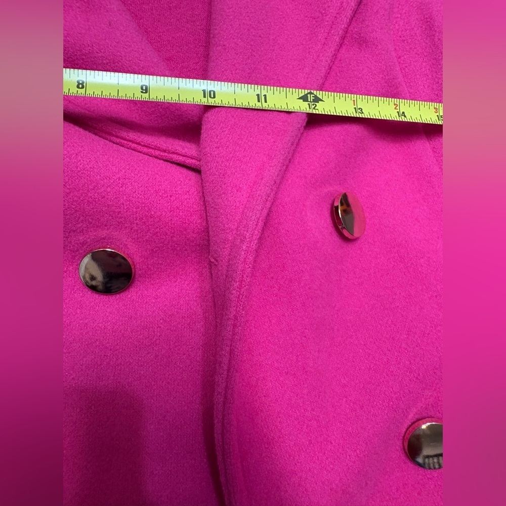 Haute Monde Women's Pink Sleeveless Coat - Picture 5 of 13